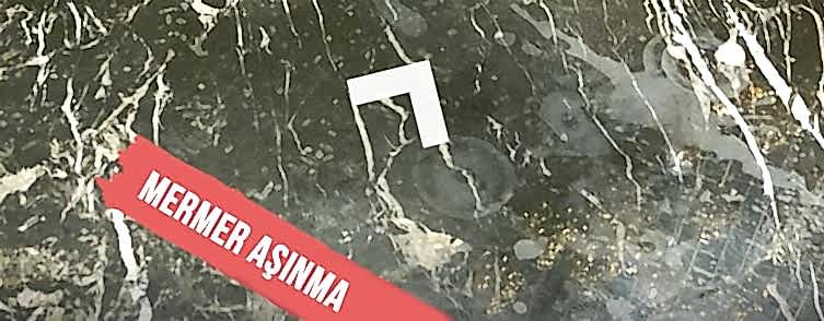 aşınmış mermer yüzey